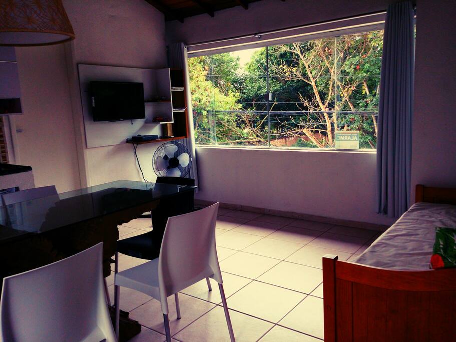 Vista Sala tv/cozinha