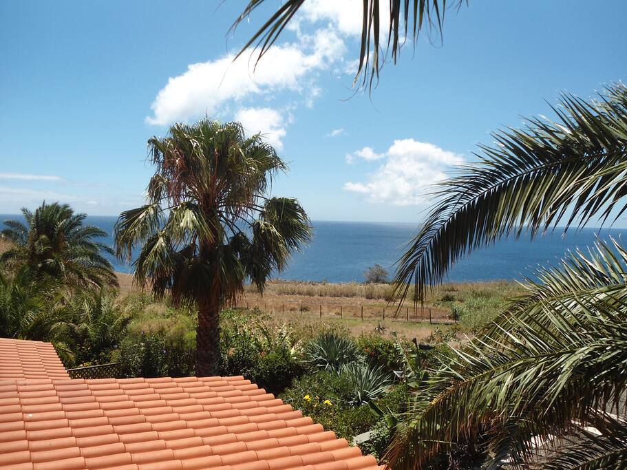 Vista mar dos quartos