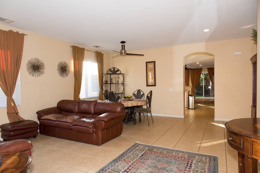 Living room with 2 couches
