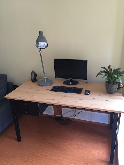 Workspace (monitor/keyboard/mouse will be left behind).