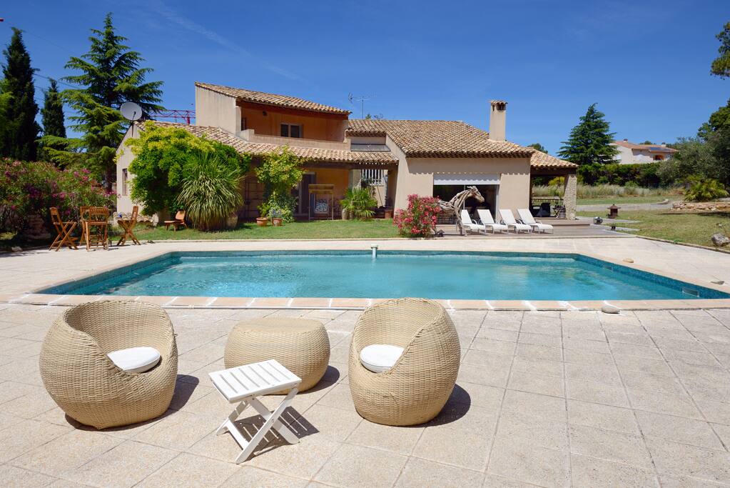 Villa Cicada - Your private swimming pool with large deck area and numerous sun chaises