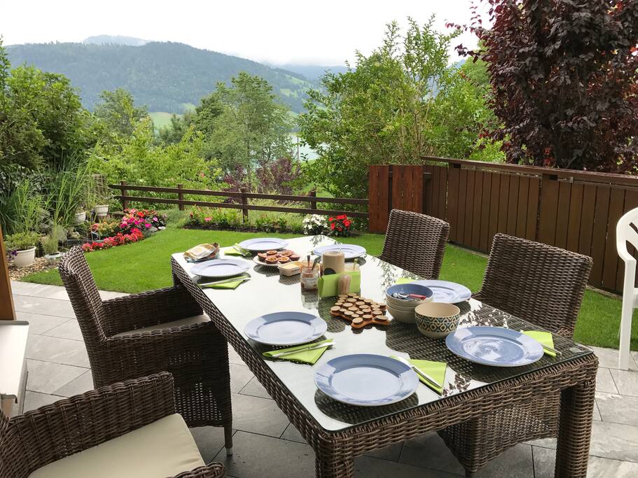 Patio for breakfast, lunch or dinner