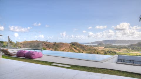 Villa Alasa, Private Hilltop Seaview Villa for 8