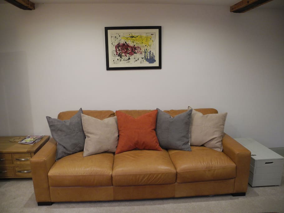 Supersize, comfy sofa