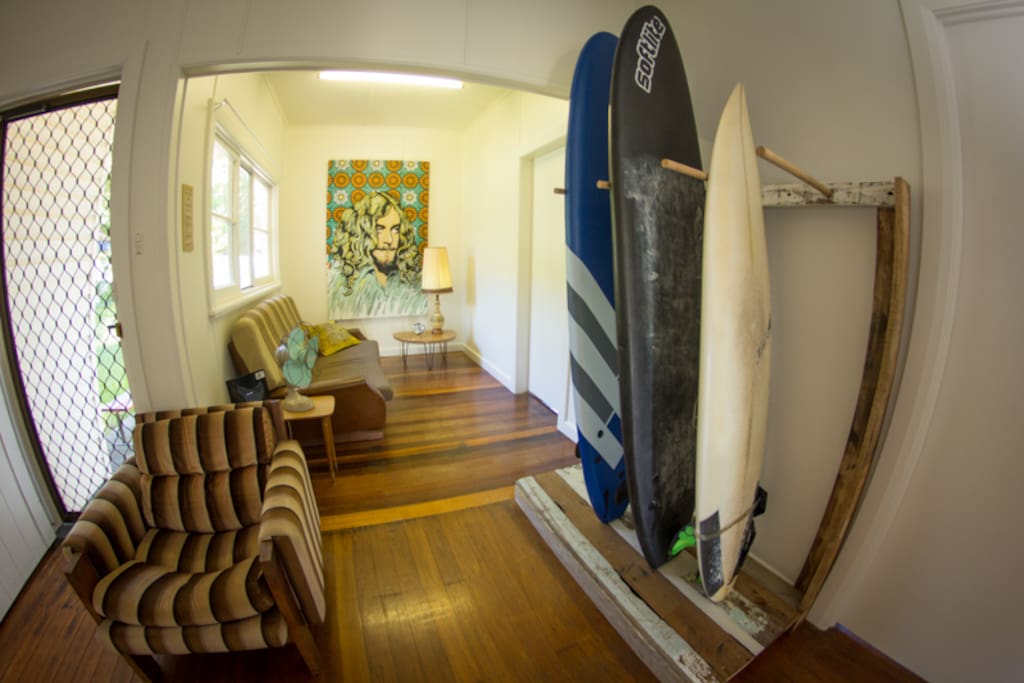 Guest Surfboards! 2 7ft mini mals, great for beginners.