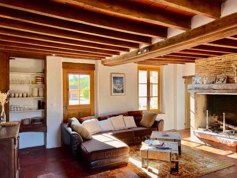 Farm in Sologne with Fireplace
