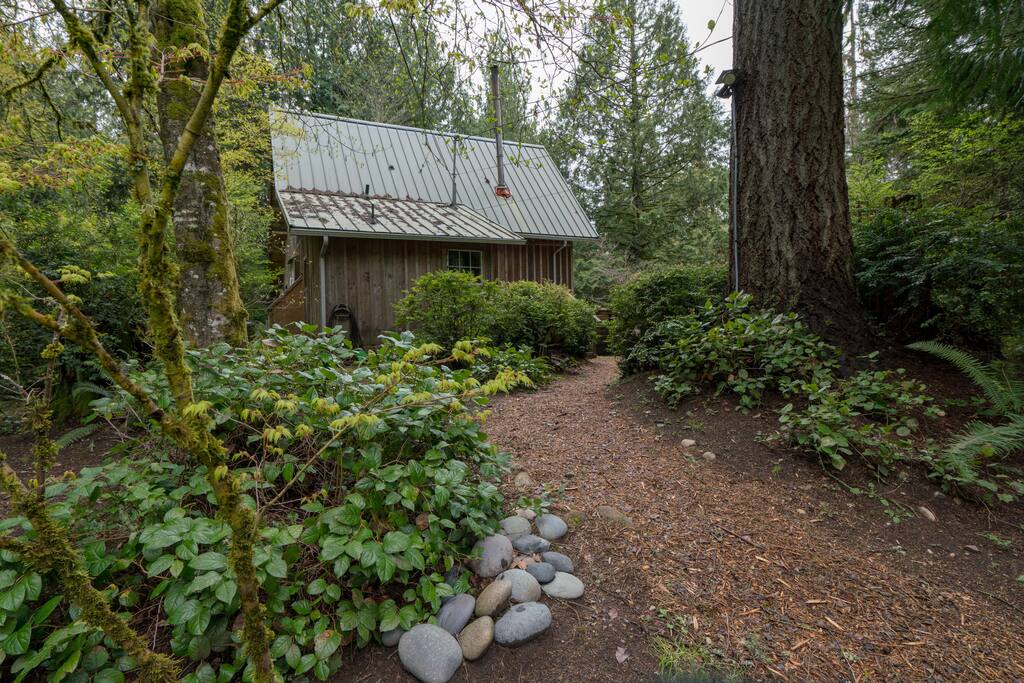 Pathway to the A-Frame.