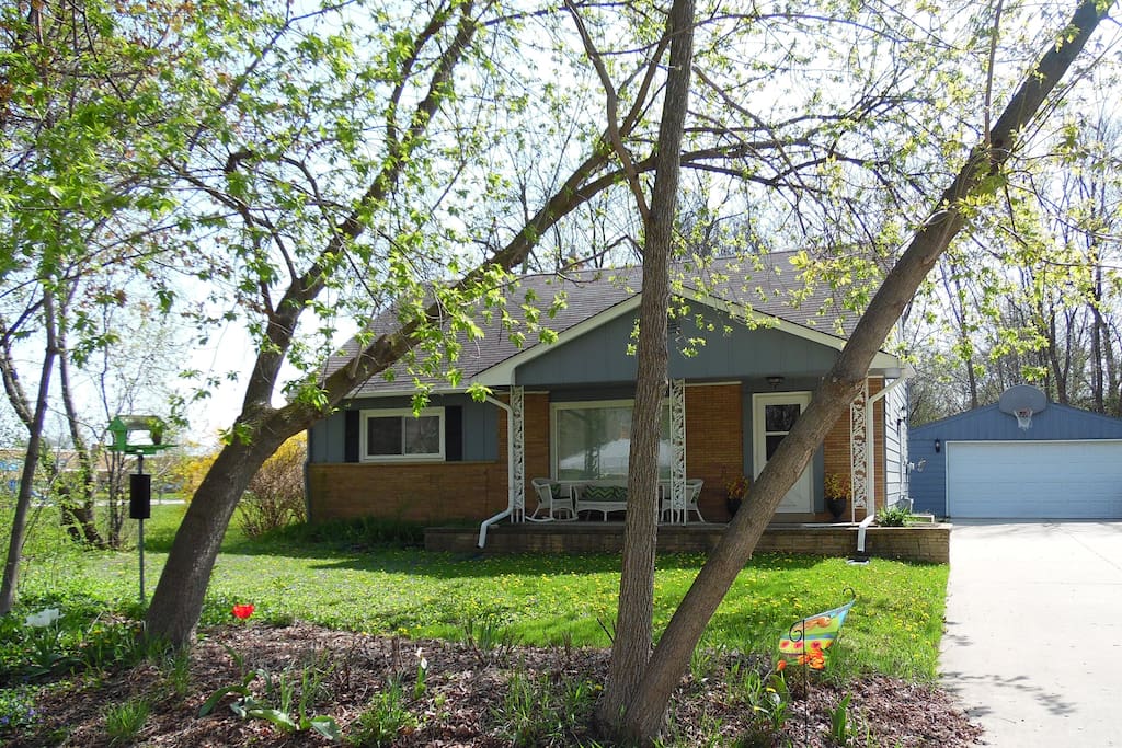 You may enjoy having coffee or tea on our front porch or even taking your child to the playground next door!