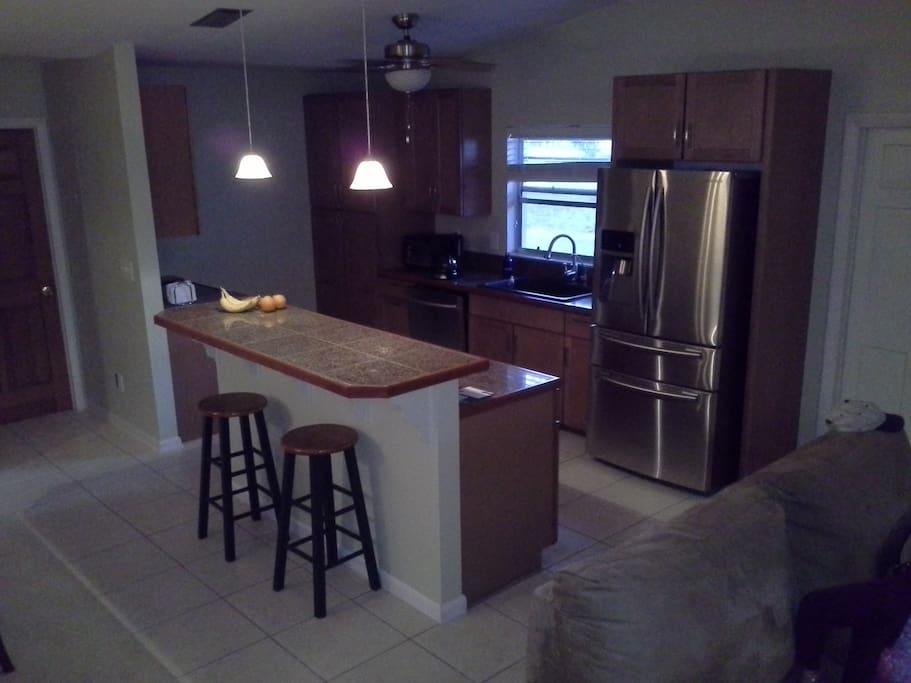 Full Kitchen all new .
Breakfast Bar or conv. area all common.