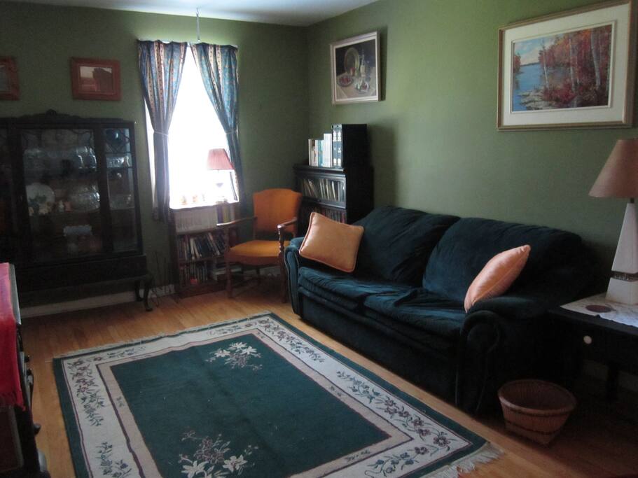 Living room/double sofa bed, adjacent to main guest room and bathroom, smart TV