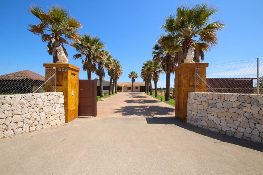 Main house entrance