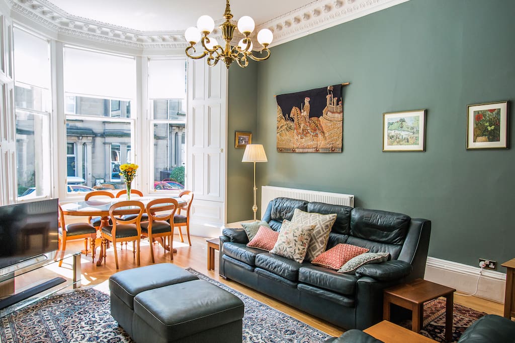 Bright, spacious living room