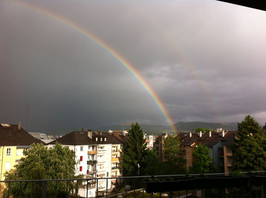 Blick aus dem Wohnzimmer/ Sight livingroom