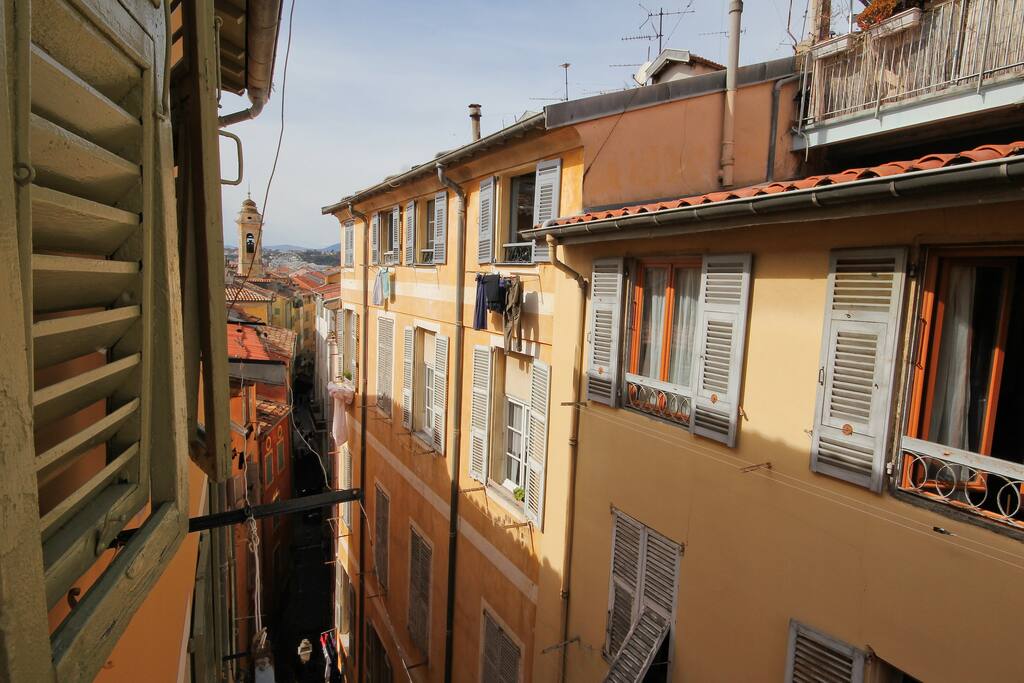 View from the bedroom window