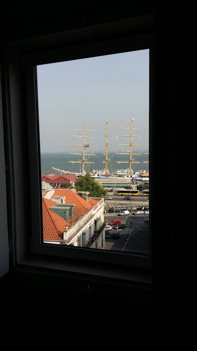Vista da janela da sala