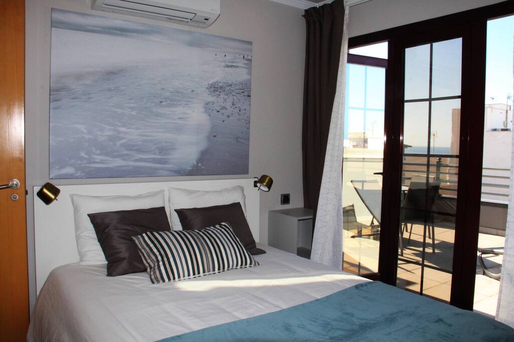 Master bedroom with private terrace