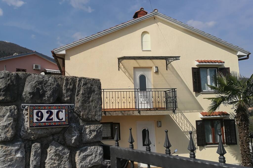 The house in which the apartment is located