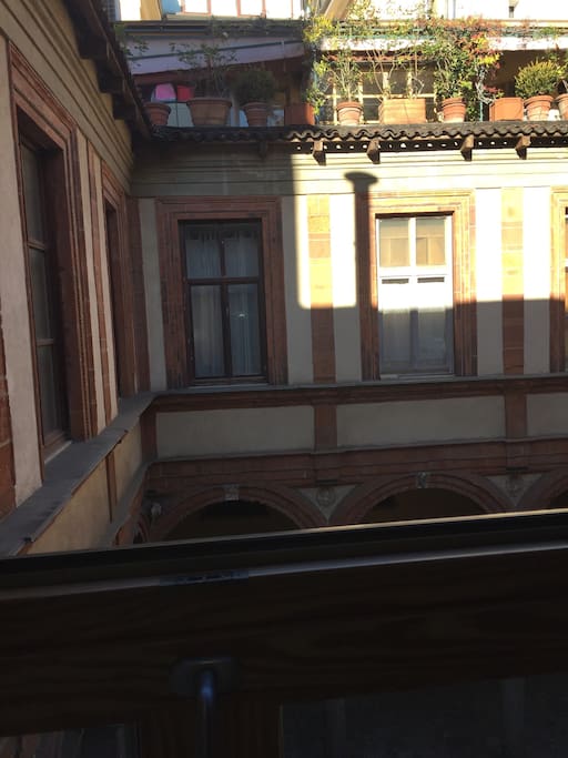 Open windows on Bramante's (Santa Maria delle Grazie of the Last supper of Leonardo Da Vinci) Renaissance view