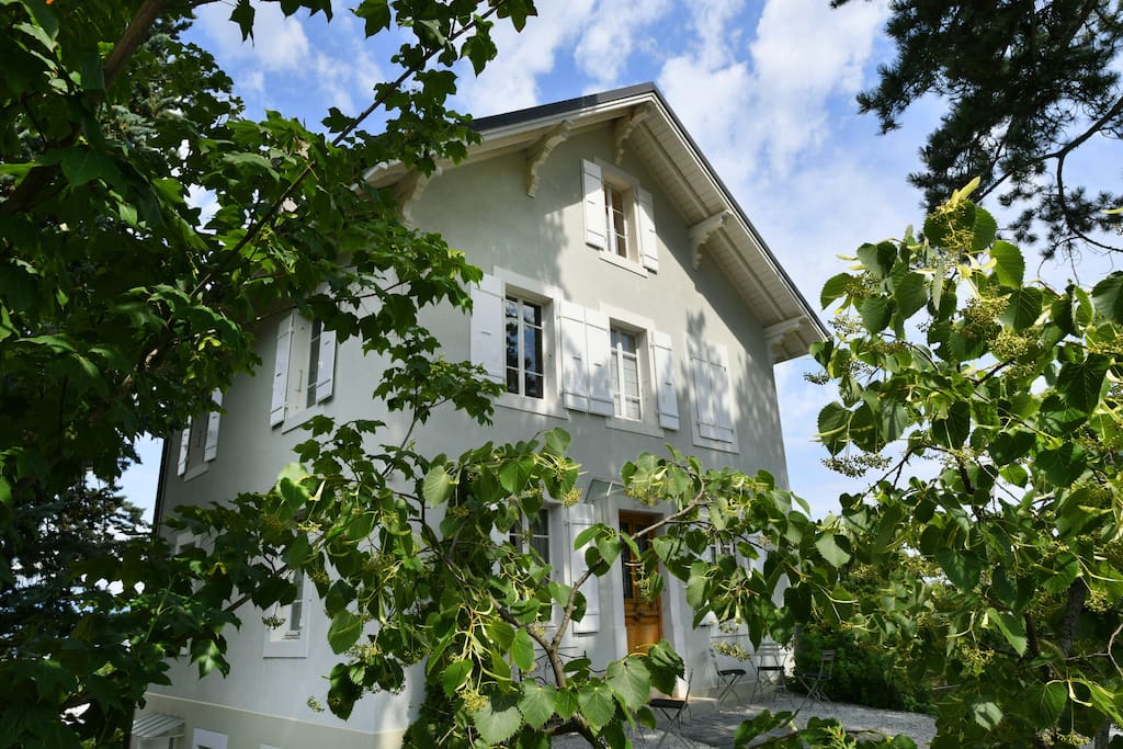 Like a charming cottage among the trees.