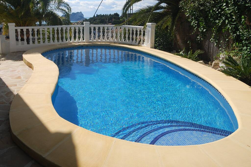 Swimming pool with views