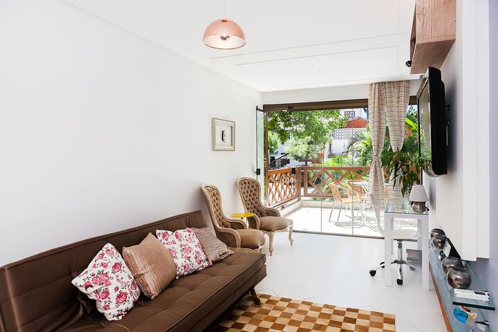 Aconchegante Apartamento de praia