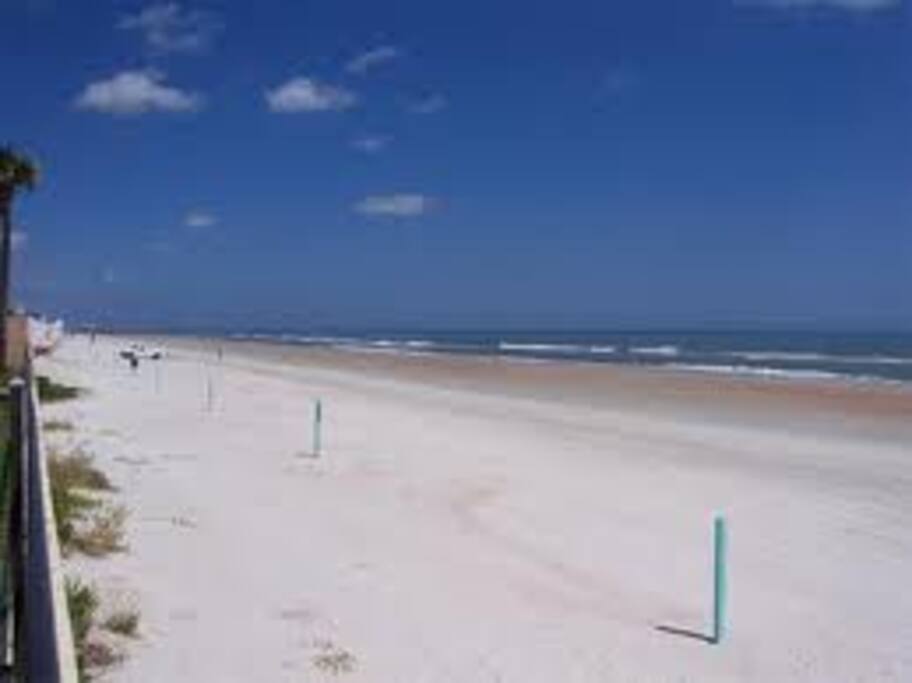 The beach to the North