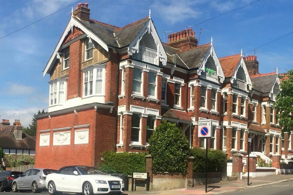 The house is in a parkside terrace