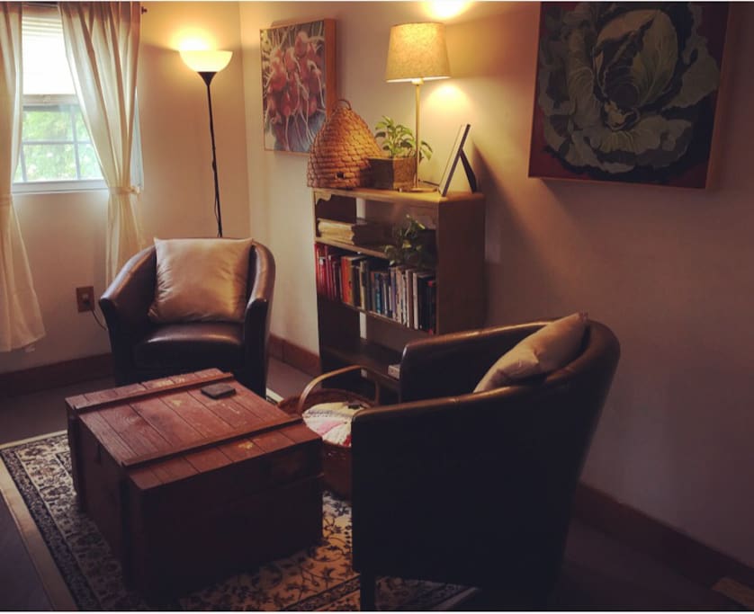 Make a cup of coffee and curl up with a good book while you're here.
