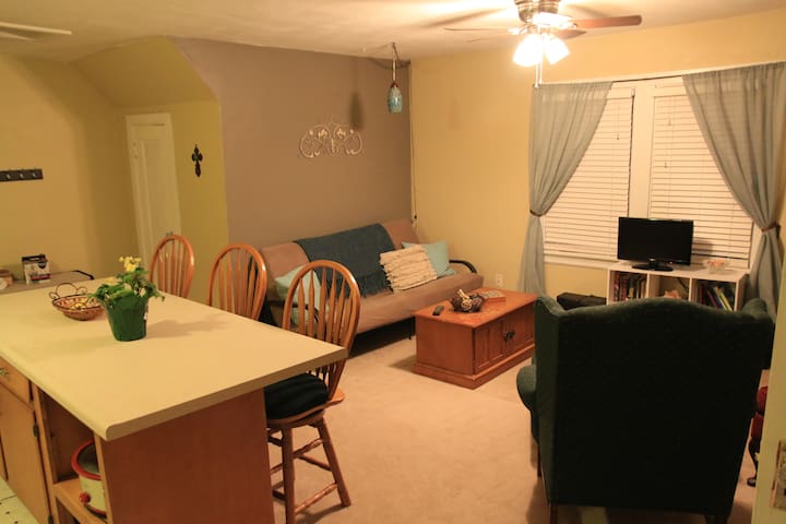 Private studio above garage near Lambert Airport