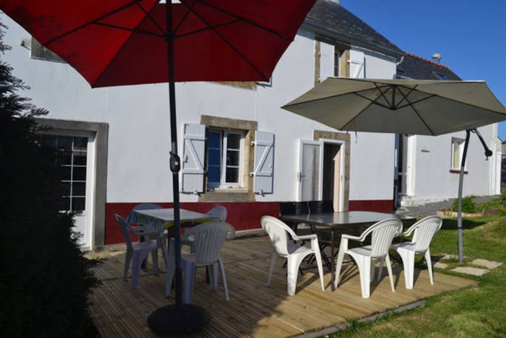 la terrasse que nous partageons avec nos Passagers