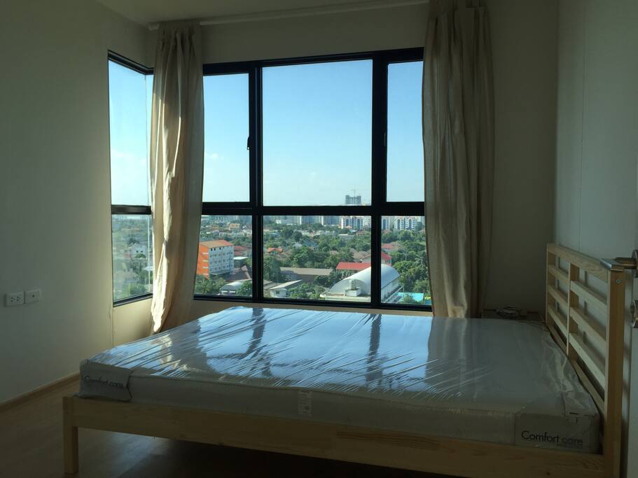 Bedroom with view out
