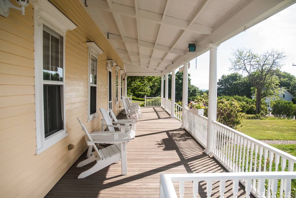 People watching from our South Porch is a popular activity enjoyed by all.
