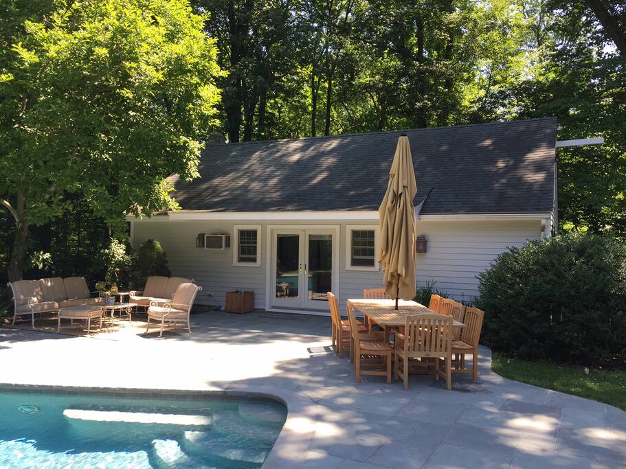 Private Pool house on our property