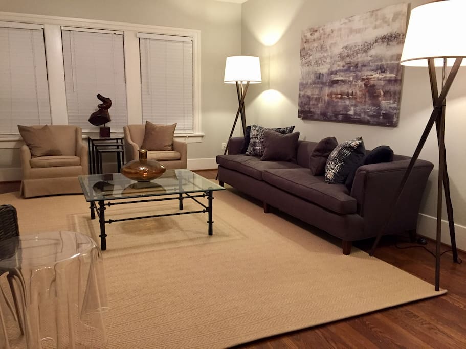 Plenty of seating in the large living room