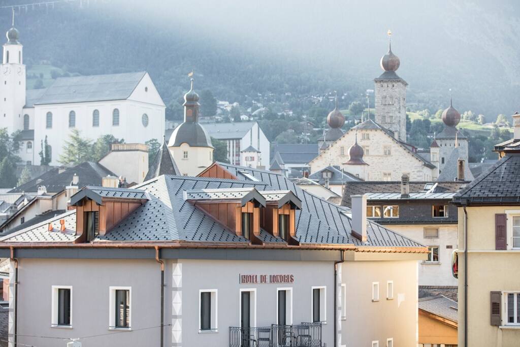 Brig’s old town - including the Stockalper Palace, one of the most prominent secular Baroque buildings in Switzerland.