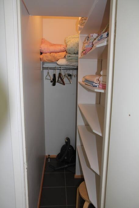 Small walk-in closet