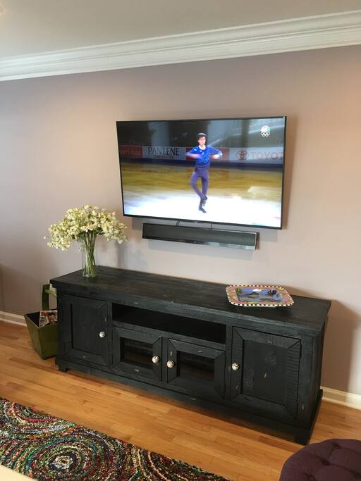 Flat screen TV!