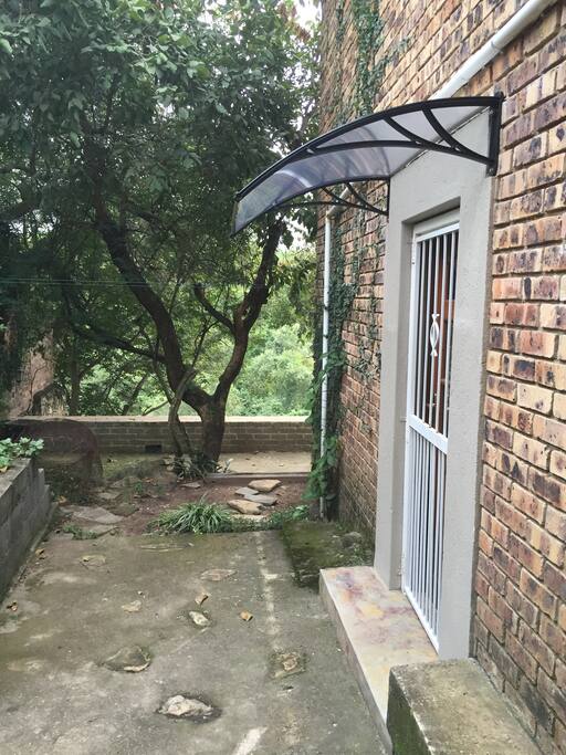 An awning for rainy days!