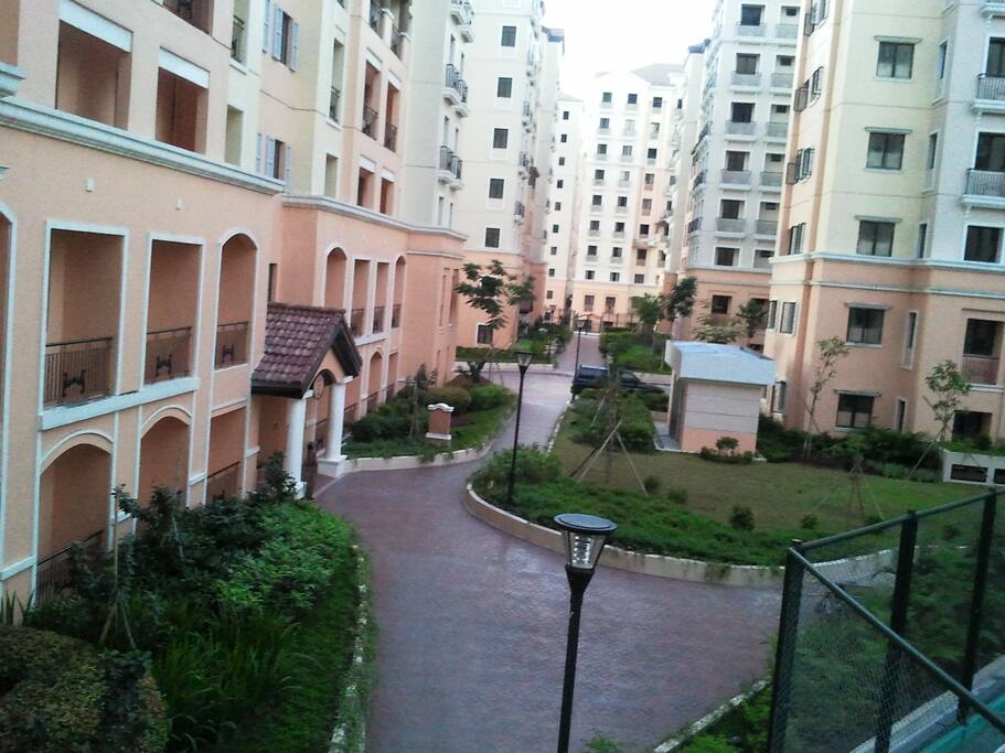 View from Outside with nearby Tennis Court