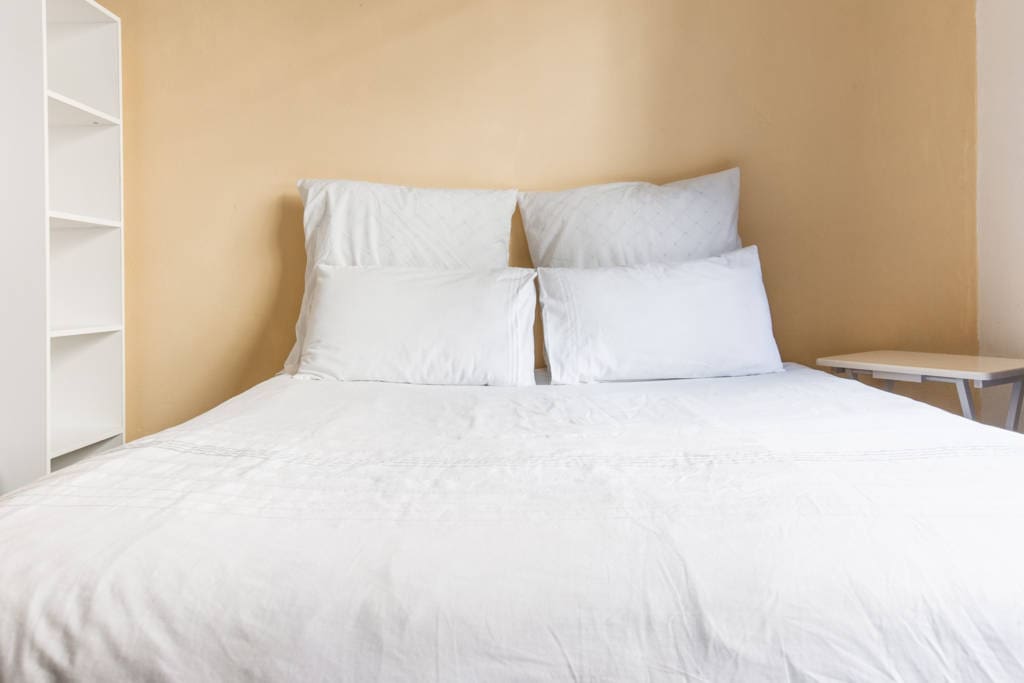 Comfortable queen size bed