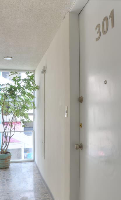 Main Entrance to Apt