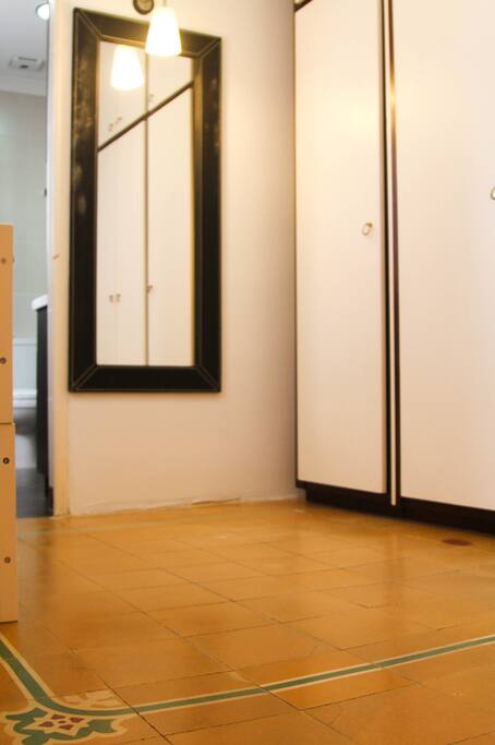 Walk through wardrobe
