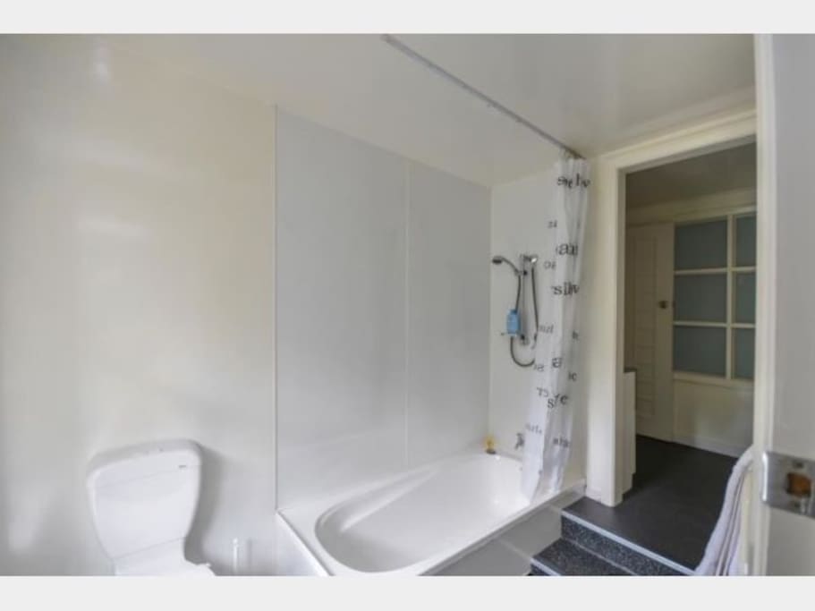 Toilet 1 - attached to room and shared.