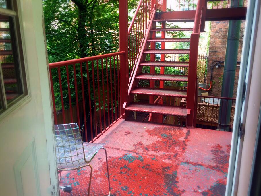 Private balcony