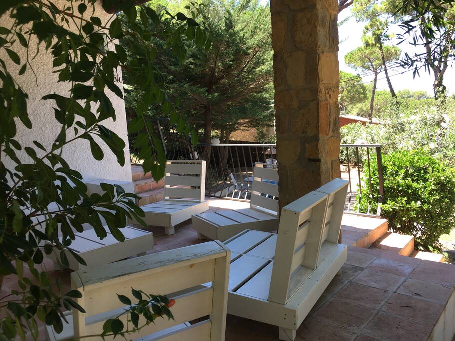 Terrasse couverte