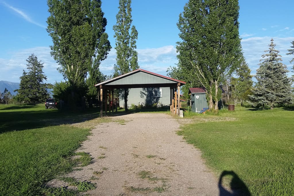 Carport to park under and plenty of parking for family & friends.