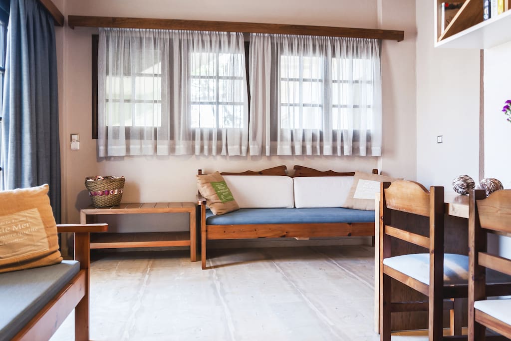 Living Room with 2 sofa -beds