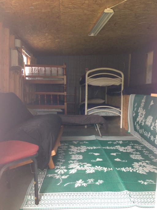 bunkhouse sleeps 6 comfortably attached bathhouse