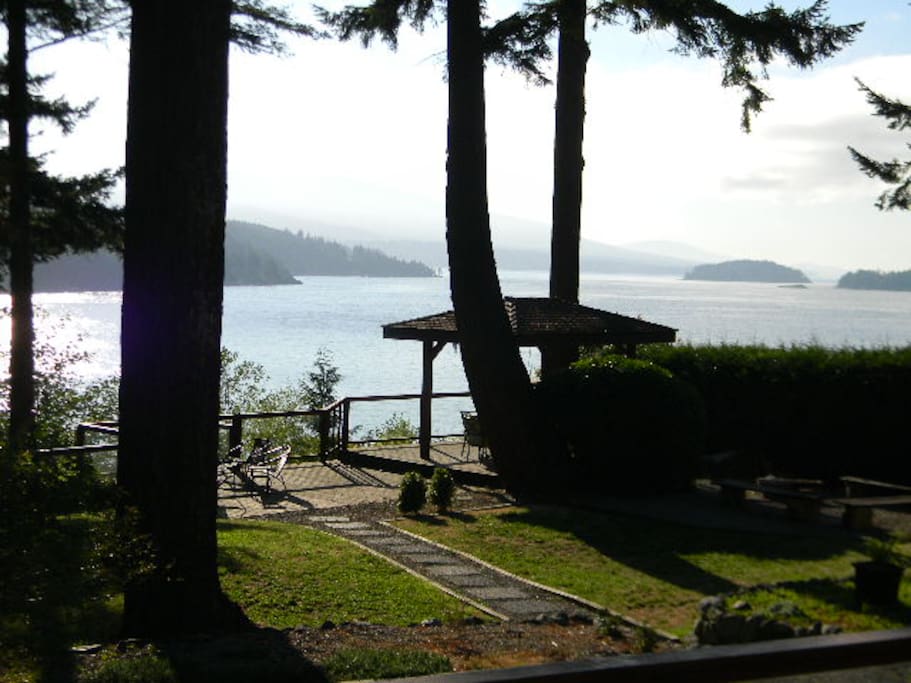Incredible Views from the completely private 2 acre oceanfront property.