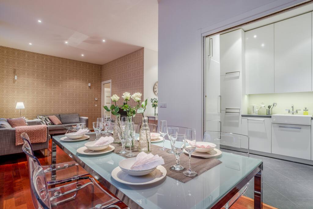 Living room dining part